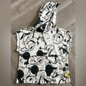 NWT Zara Disney hooded t-shirt